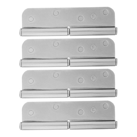 Петля накладная ПН1-130 левая, цинк, 4 шт, (Металлист)