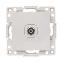 EKF Стокгольм мех. роз. СУ TV 1 мест. 75Ом 5-862МГц белый (PC) EYA00-027-10