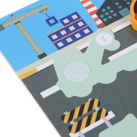 ИГРОЛЕНД Рамка вкладка деревянная развивающая формы на липучках, 22,5х22,5х1,2см, дерево, 8 дизайнов