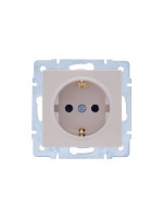 Lezard VESNA мех. роз. штор. СУ 16А крем (ПБТ, корп. ABS)  742-0388-124B