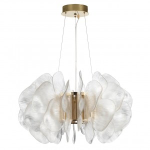 ODEON LIGHT 5089/115L L-VISION ODL25 559 под латунь/прозр./акрил Люстра LED 115W 3500K 7789lm SIAMA