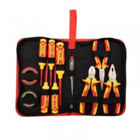 REXANT Набор диэлектрического инструмента RI-02, тканевый пенал, 11 предметов, до 1000В 12-4692-3