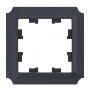 Systeme Electric AtlasDesign ANTIQUE рамка СУ 1 мест. КАРБОН ATN101001 (10!)