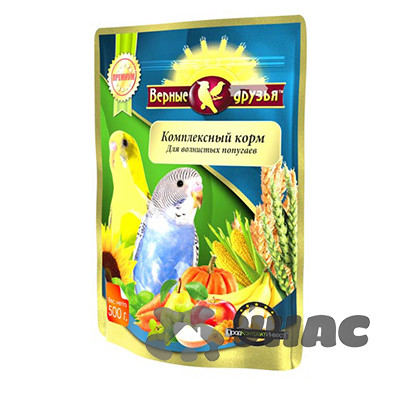 Верные друзья Корм для волнистых попугаев 500г x10