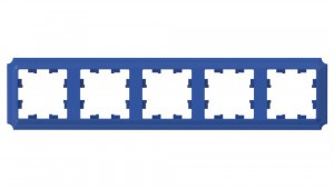 Systeme Electric AtlasDesign ANTIQUE рамка СУ 5 мест. АКВАМАРИН ATN101105 (5!)