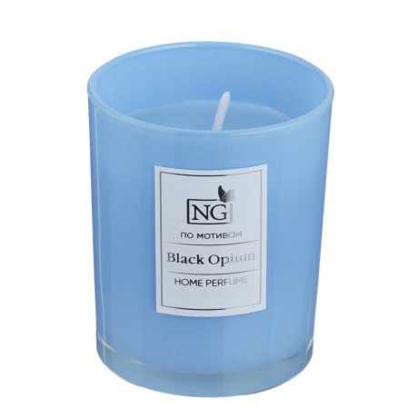 NEW GALAXY Ароматизированная свеча Home perfume 140гр. Black Opium