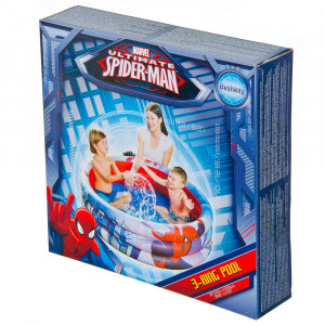BESTWAY Бассейн надувной Spider-Man, ПВХ, 122х30см, 200л, от 2 лет, 98018