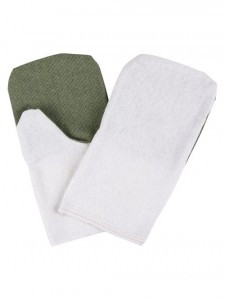 TDM рукавицы рабочие х/б, брезентовый наладонник, подладонник двунитка, 420 г/м, 1 пара SQ1016-0515