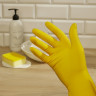 VETTA Перчатки резиновые желтые XL