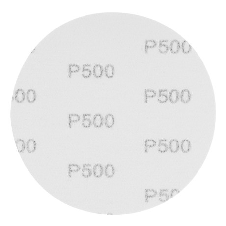 Круг абразивный на ворсовой подложке под "липучку", P 500, 125 мм, 10 шт Matrix