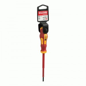 EKF Master отвертка диэл. шлицевая SL4x100 мм 1000В sl-4-100-mas-in
