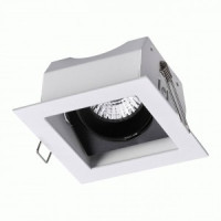 NOVOTECH 370712 SPOT NT20 113 Встр. Св-к бел/чер GU10 50W IP20 GESSO