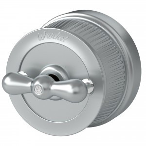 Werkel мех. Выкл/переключатель. ОУ 2 кл. на 4 положения 10A (матовый хром) Ретро W5720022 a051641