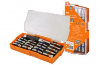 TDM Алмаз Набор бит №3, 17 бит: SL,PH,PZ,HEX,TORX, удл-ль,сталь CR-V,пластик.держ. SQ1019-0103