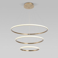 EUROSVET св-к подвесной св/д 155W 11500lm 2K-6K 800х800х1350 латун Collars 90264/3 a064103