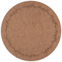 Салфетка сервировочная NP-04, d=38см, нетканый полиэстер, круг 105863 Рыжий кот