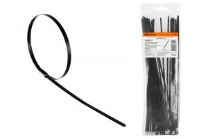 TDM Хомут стальной с полимерным покрытием ХСП (304) 7,9х600 (5!) (уп.50шт, цена за уп.) SQ0582-0121