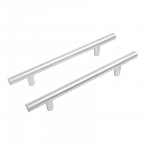 Ручка-рейлинг мебельная 128 A8925-128 SC мат. хром 2шт (цена за пару (10, 100) StahlBuro