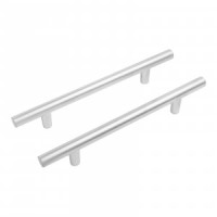 Ручка-рейлинг мебельная 128 A8925-128 SC мат. хром 2шт (цена за пару (10, 100) StahlBuro