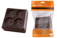 TDM Ладога роз. ОУ 4 мест. 10А бук (шторки) (6!) SQ1801-0321