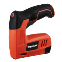 ЕРМАК Степлер аккумуляторный 3,6 В, Li-Ion,1,3А*ч, вмест.магазина 50 шт,скобы в комплекте тип 53
