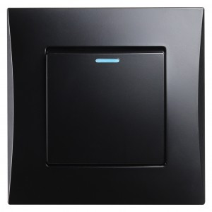 Smartbuy Вега выкл. СУ 1 кл. (инд.) 10А черный (SBE-08b-10-SW1-1)