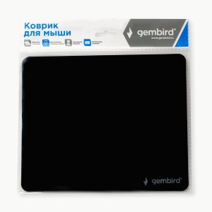Коврик для мыши Gembird MP-BASIC, чёрный, размеры 220*180*0,5мм, ультратонкий, 100% пластик, 18865