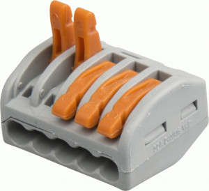 Navigator клем. колодка СМК с рычаг 5х(0,08-2,5мм2) Cu/Al NTC-R-5-r (уп.5 шт, цена за уп) 71788