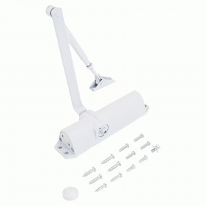 Доводчик дверной NOTEDO DC-095 легкий характер WHITE 60-120 кг белый EN3-EN5 (10)