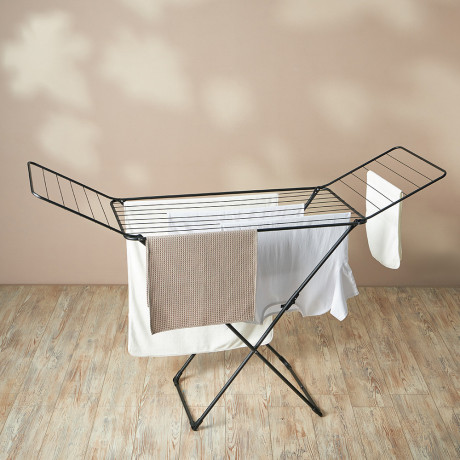 VETTA Сушилка напольная 18 м, окраш.сталь, черная, СБ1-ГЛ/Ч