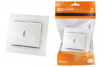 TDM Таймыр перекл. проходной СУ 1 кл. 10А бел. (керам. осн.) (10!) SQ1814-0007