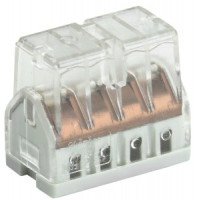 IEK Строительно-монтажная клемма СМК 772-208 (4шт, цена за уп.) UKZ30-208-004