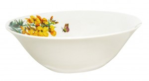 Тарелка суповая Луговые цветы 18см, 600мл фарфор (кратность 12шт!!!) МФК MFK20258