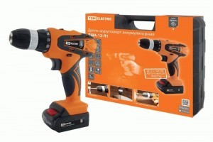 TDM Гранит Дрель-шуруповерт акк. ДША-12-Л1 12В, 1,3 А*ч Li-Ion 22 Нм, 0-1350 об/мин,кейс SQ1030-0201