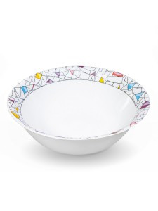 Тарелка суповая Мозаика 19см, 700мл стеклокерамика (кратность 6шт!!!) МФК NRW75T/1