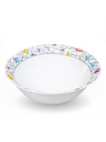 Тарелка суповая Мозаика 19см, 700мл стеклокерамика (кратность 6шт!!!) МФК NRW75T/1