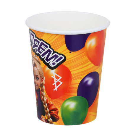 BY Набор стаканов бумажных, 6 шт, 230 мл, Поздравляем