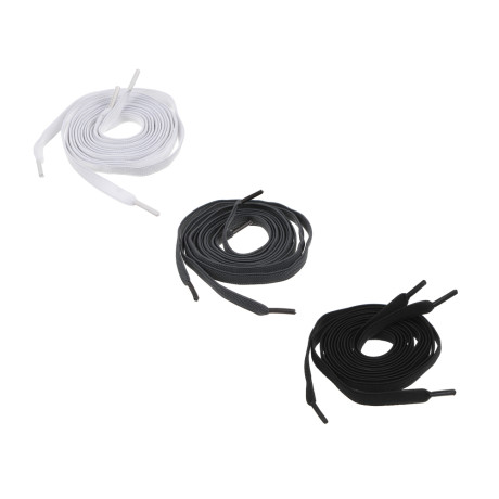 Шнурки для обуви без завязывания с фиксатором 2шт, длина 100см, ширина 8мм, 3 цвета