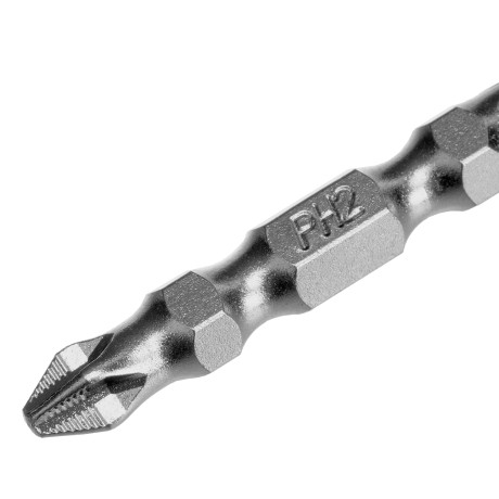 Набор бит двухстор., PH2-T30х45мм, PZ2-H4х45мм, сталь S2, 2 шт. Gross