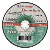 Круг зачистной по металлу, 230 х 6 х 22 мм, Премиум "Луга"