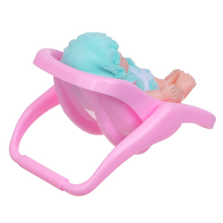 ИГРОЛЕНД Пупс в переноске, PP, 10х16х8см, 3 дизайна