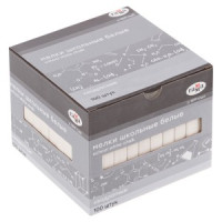 Мелки школьные Гамма, белые, 100шт., мягкие, квадратные, картонная коробка Арт.292219