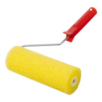 Валик &quot;Структурный&quot; поролоновый с ручкой, &quot;шероховатый&quot;, 230 мм, D 80 мм, D ручки 6 мм MTX