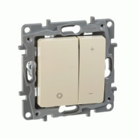 IEK ETIKA Plus мех. диммера нажим. СУ 1 кл. сл. кость 230В (20-400Вт) 672318