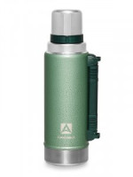 Термос Арктика 106-1250P, 1,25л, узк. горло, зеленый, с ручкой, ударостойкий