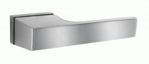 Ручка дверная компл.прямоуг.основ. РЕНЦ Ното никель матовый INDH 317-01 SN