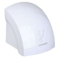 Сушилка для рук электрическая, автоматическая, мощность 1.8 кВт, пластик, белый