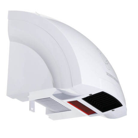 Сушилка для рук электрическая, автоматическая, мощность 1.8 кВт, пластик, белый