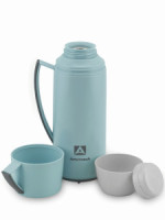 Термос Арктика 1010-1000 стекл колба узк.горло 1л, голубой