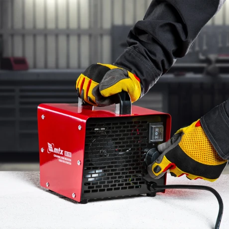 Тепловая пушка керамическая SHCL-2000, квадратная, 230 В, 125 м3/ч, 1/2 кВт MTX